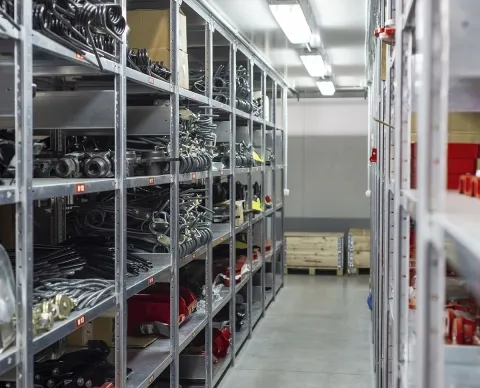 Estanterías de acero galvanizado